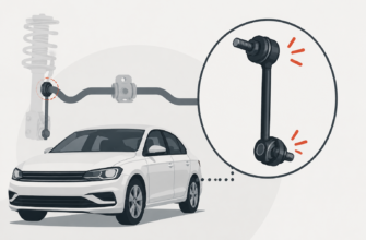 Как понять, что стойки стабилизатора Polo Sedan требуют замены