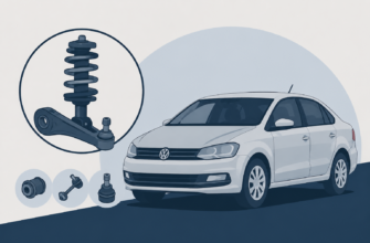 Типичные неисправности подвески Volkswagen Polo Sedan разных годов выпуска