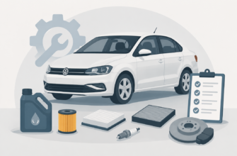 ТО Volkswagen Polo Sedan на 90 000 км: основные этапы обслуживания